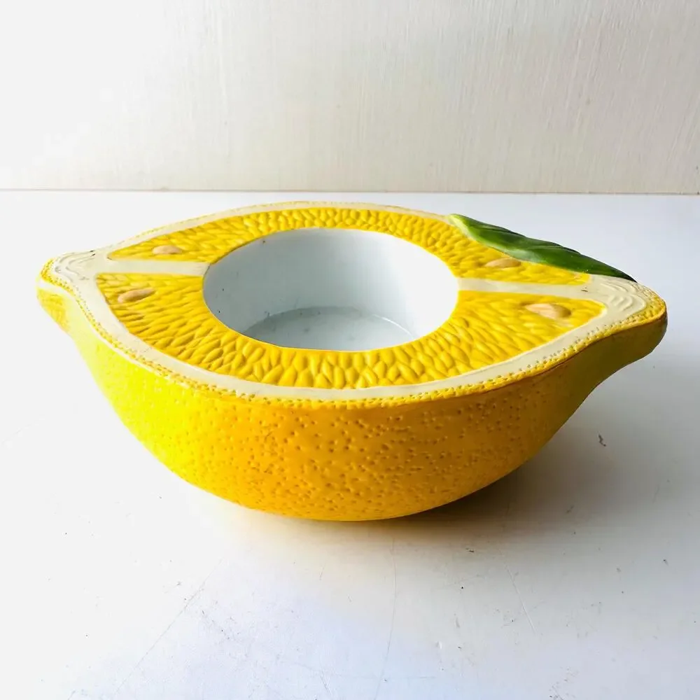 Partylite Lemon Summer Fest Tea Light Candle Holder - Picture 2 of 10